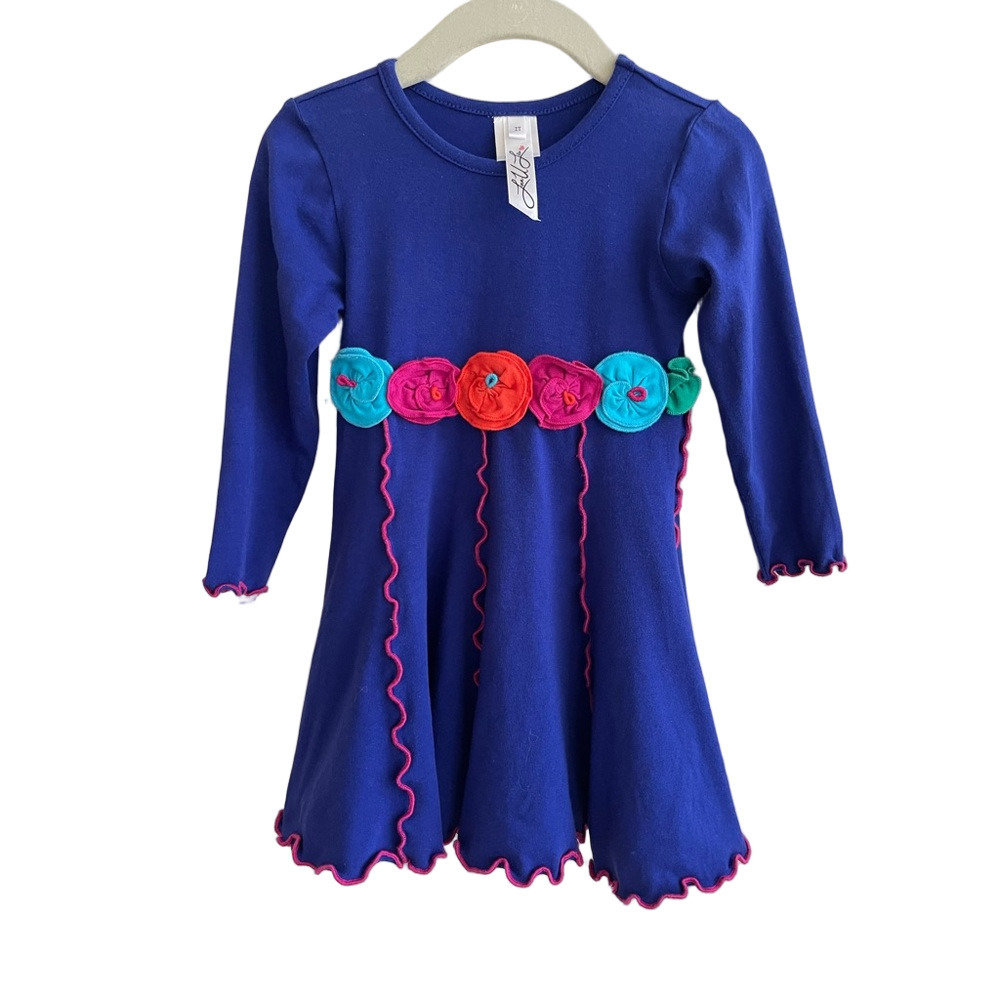 Love U Lots Dress with Floral Accents